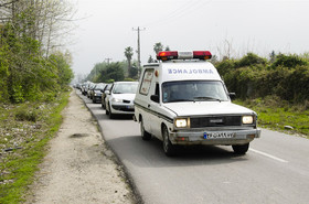 تشییع پیکر استاد منوچهر ستوده - چالوس